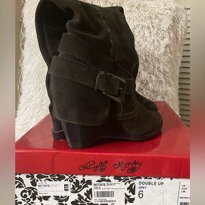 Suede Knee High Boots
